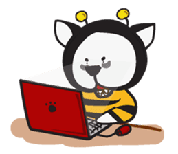 DOGGY BEE sticker #3352498