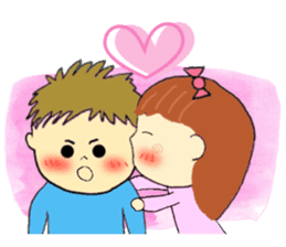 Couple Sticker(for use by women) sticker #3352586