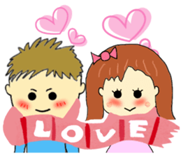 Couple Sticker(for use by women) sticker #3352594