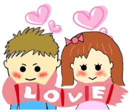Couple Sticker(for use by women) sticker #3352594