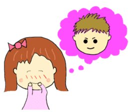 Couple Sticker(for use by women) sticker #3352596