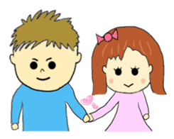 Couple Sticker(for use by women) sticker #3352599