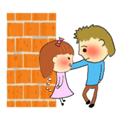 Couple Sticker(for use by women) sticker #3352600