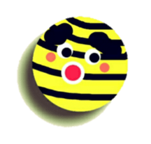 Striped balls! sticker #3352828