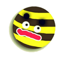 Striped balls! sticker #3352830