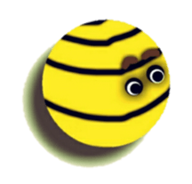 Striped balls! sticker #3352832