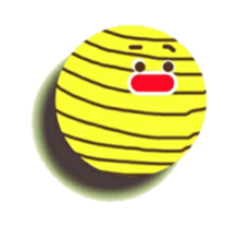 Striped balls! sticker #3352833