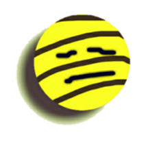 Striped balls! sticker #3352837