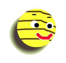 Striped balls! sticker #3352838