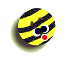 Striped balls! sticker #3352840