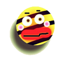 Striped balls! sticker #3352841