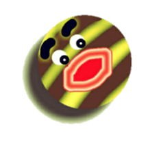 Striped balls! sticker #3352842