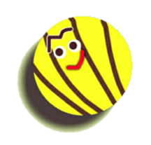 Striped balls! sticker #3352848