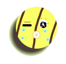 Striped balls! sticker #3352849