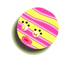 Striped balls! sticker #3352856