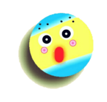 Striped balls! sticker #3352861