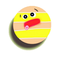 Striped balls! sticker #3352864