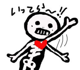 Wonder Skeleton sticker #3353672