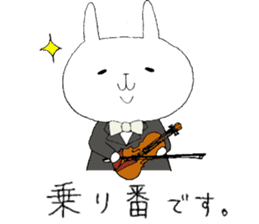 Shirousagi's orchestra By tottori sticker #3353832