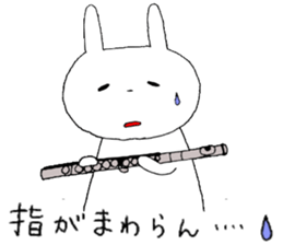 Shirousagi's orchestra By tottori sticker #3353834