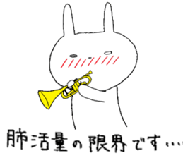 Shirousagi's orchestra By tottori sticker #3353838