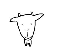 A loose goat sticker #3353906