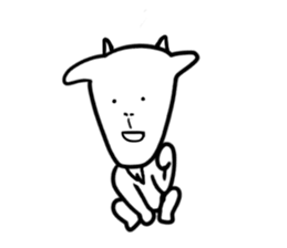 A loose goat sticker #3353913