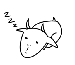 A loose goat sticker #3353915