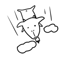 A loose goat sticker #3353920