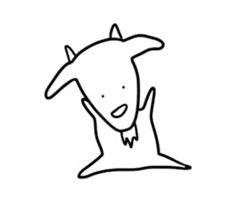 A loose goat sticker #3353922