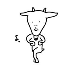 A loose goat sticker #3353931