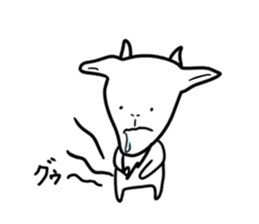 A loose goat sticker #3353933