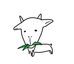 A loose goat sticker #3353934