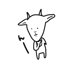 A loose goat sticker #3353939