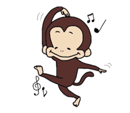 oh monkey sticker #3354762