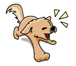 Gestures of dog (English version) sticker #3354950