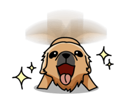 Gestures of dog (English version) sticker #3354951