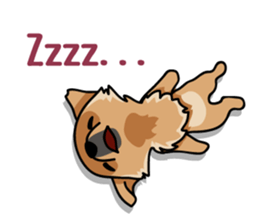 Gestures of dog (English version) sticker #3354962