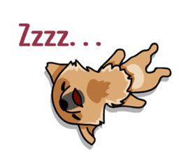 Gestures of dog (English version) sticker #3354962