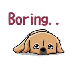Gestures of dog (English version) sticker #3354965