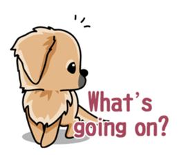 Gestures of dog (English version) sticker #3354968