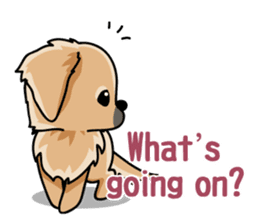 Gestures of dog (English version) sticker #3354968