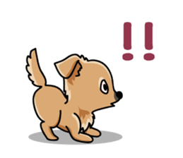 Gestures of dog (English version) sticker #3354970