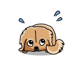 Gestures of dog (English version) sticker #3354979
