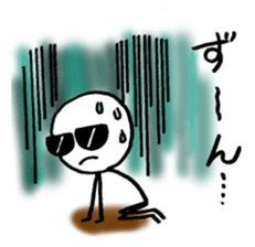Stick man can do his best sticker #3355112