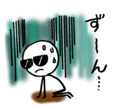 Stick man can do his best sticker #3355112