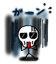 Stick man can do his best sticker #3355113