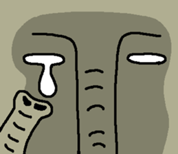 I am an elephant. sticker #3355378