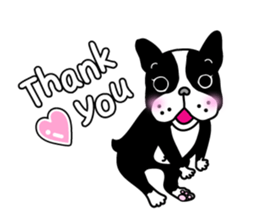 The French bulldog stickers sticker #3355706