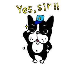 The French bulldog stickers sticker #3355707